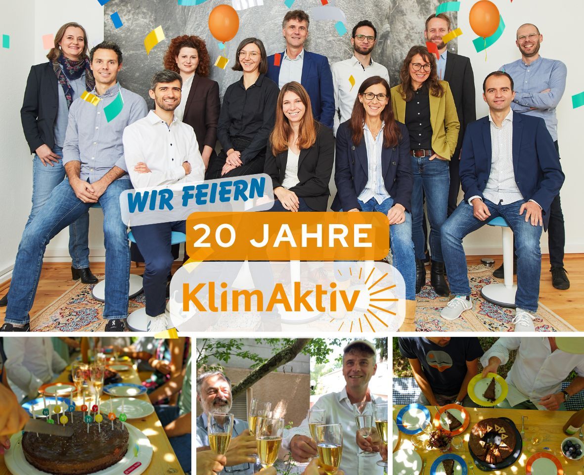 KlimAktiv - Aktuelles, 20 Jahre Engagement für den Klimaschutz: KlimAktiv feiert Jubiläum!