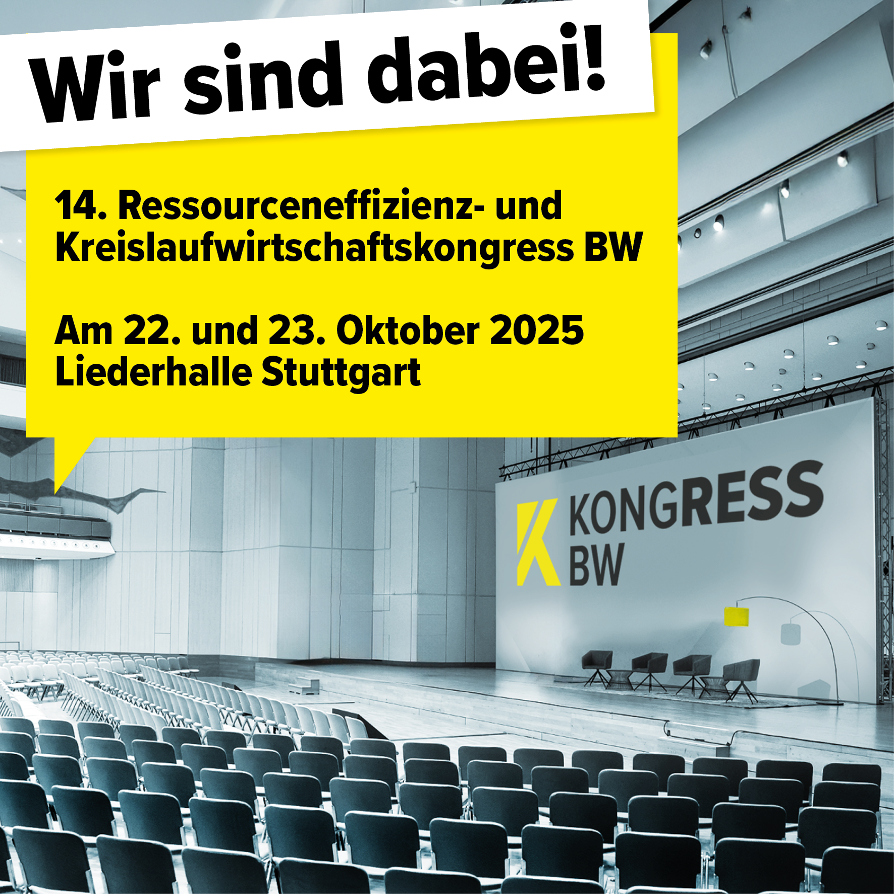 KlimAktiv - Aktuelles, Treffen Sie uns beim Kongress BW 2025