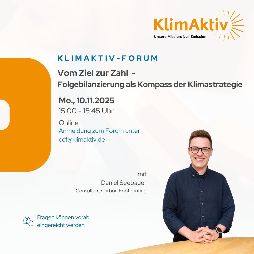KlimAktiv - Aktuelles, KlimAktiv Kunden-Forum am 10.11.2025