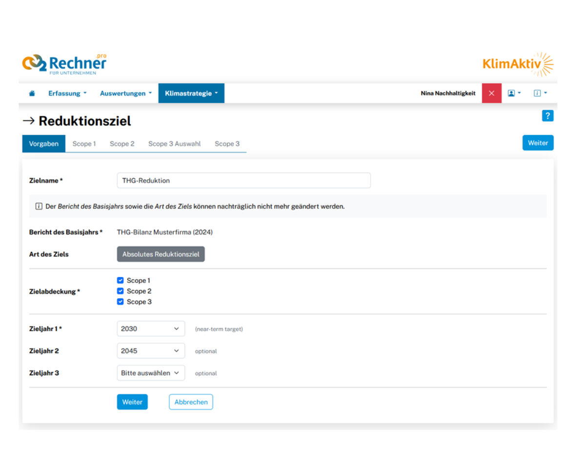 KlimAktiv - Aktuelles, Neu im CO2-Rechner.PRO: Das Klimastrategie-Tool